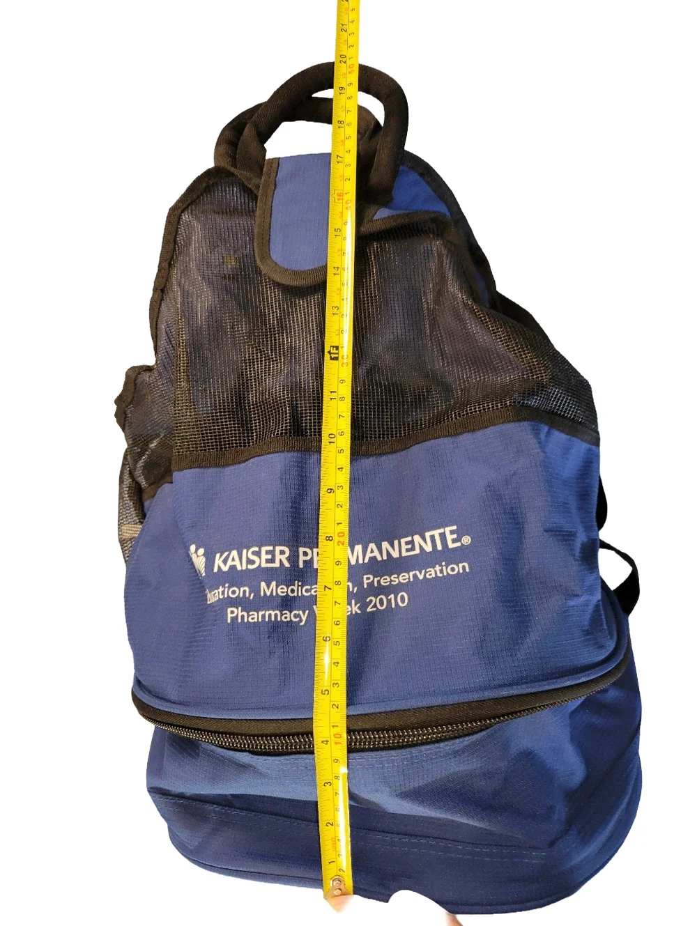KP Pharmacy Week 2010 Mesh Backpack With Insulated Cooler Bottom